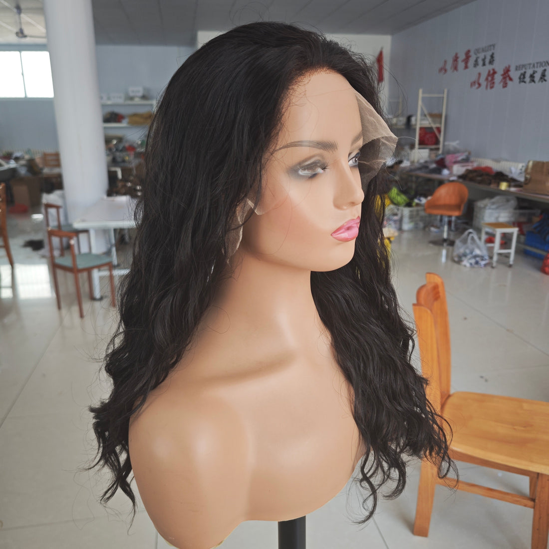 20" STAR CAP SILK TOP EUROPEAN WAVY WIG #2
